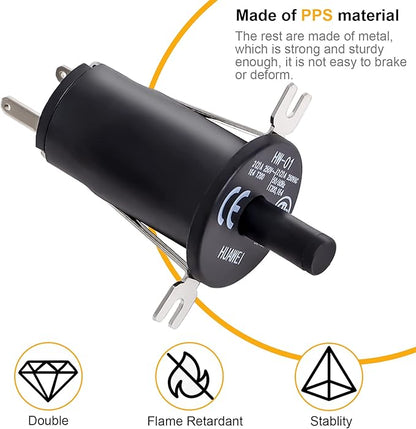 3-Pack 9904190041 Hopper Lid/Door Switch Kit, 𝟵𝟵𝟬𝟰𝟭𝟵𝟬𝟬𝟰𝟭 Replacement Part for Masterbuilt Gravity Series 800/560/1050 XL Digital Charcoal Grill Smoker Masterbuilt Smoker Parts