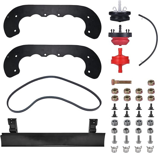 99-9313 Snow Blower Paddles 2 Pack for Toro PowerClear 621 621 R E ZR QZR QZE CCR6053 Snowblower Paddle with 133-5585 108-4884 Scraper Kit + V-Belt 108-4921 + Mounting Hardware Kit