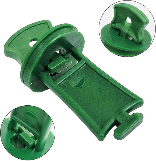 100 Sets Greenhouse Support Clip Fixing Twist Clips Plastic Shading Clips/Washers/Extenders Clips, for Bubble Wrap Sunshade Net Insulation