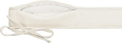 Magpie Fabrics Square Corner Seat Cushion, 18" x 18" x 2.5", 2 Pack, Indoor/Outdoor Waterproof Weather Resistant Universal Chair Pads for Patio Garden Dining - Cream Beige