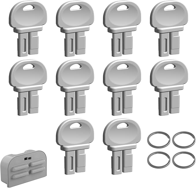 10 Pcs FBS1078 Mouse Station Key Replacement, Fit for FBS Fly Stations, EZ Klean Rat Station, in Home & Commercial Environment