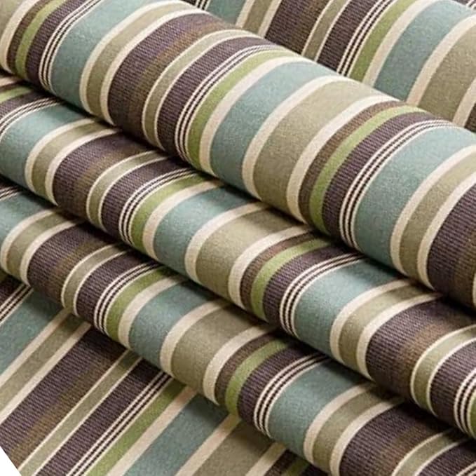 RSH DECOR: Sunbrella Square Throw Pillows Set of 2 | 20" x 20" | Water and Fade-Resistant Performance Fabric | Outdoor Pillow Covers with Down-Alternative Inserts | Brannon Whisper