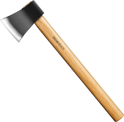 Dream Reach 20.5" Dual-Handed Throwing Axe, Professional Throwing Axes with Wooden Handle, Throwing Hatchet for Adults, Axe Throwing Game