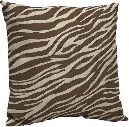 Comfort Classics Set of 2 Outdoor Patio Pillow Back Cushion 21" L x 21" W x 6" H. Polyester Fabric Zebra Inc.