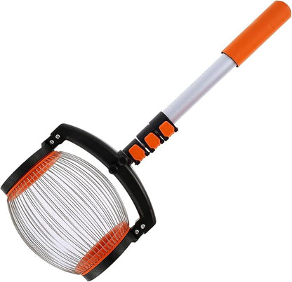 Acorn Picker Upper Roller, Telescopic 26.3 to 56.3in Nut Gatherer Rolling, Yard Picker Nut Collector Tool for Walnuts Chestnut Sweet Gum Balls Tennis Ball