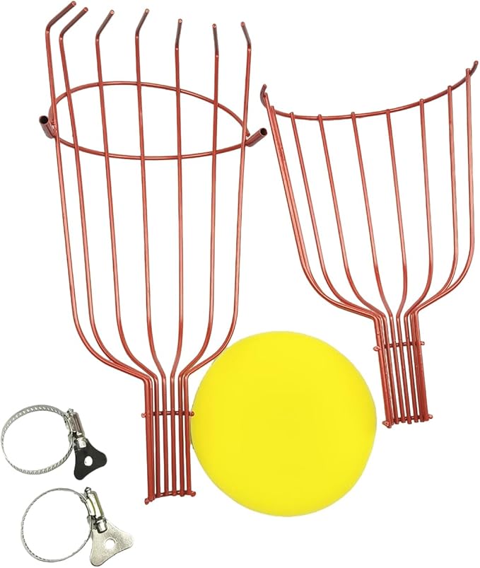 Stainless Steel Fruit Picker Basket Tool for Apple, Cherry, Berry, Orange, Blueberry, Mango, Avocado, Lemon, Peach Harvesting (12FT Full Set)
