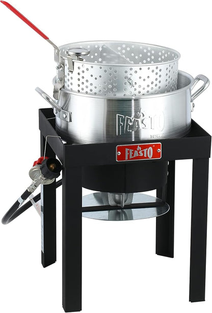 Outdoor Aluminum Fryer Pot (10 QT)