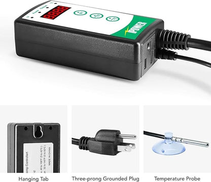 iPower Seedling Heat Mat Heating Pad 48"x20" with Digital Thermostat Combo Set, Waterproof for Indoor Seed Starting and Plant Germination