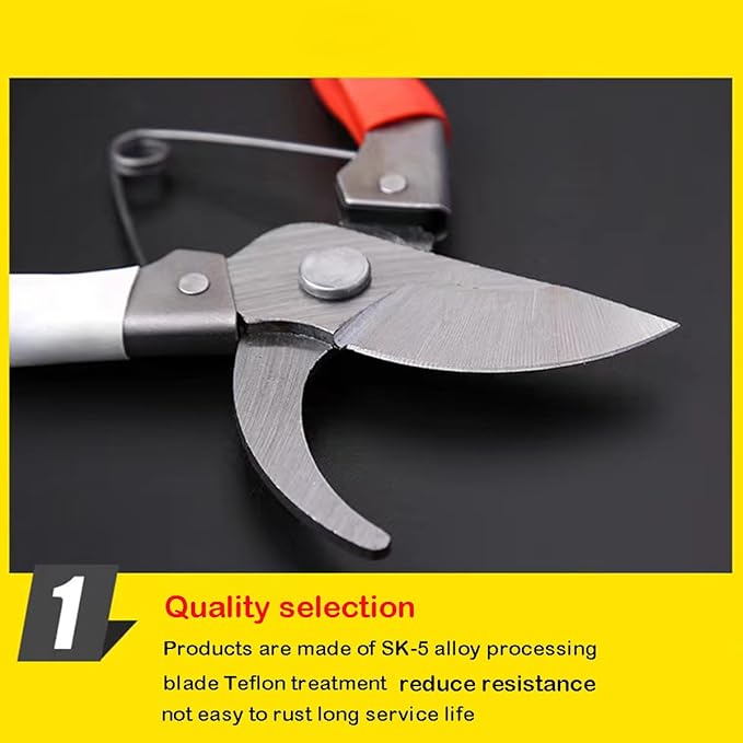 Pruning Shears - Garden Shears - Manual Pruning Shears, Heavy Duty Garden Tools for Farm Home and Professional Gardens (2)