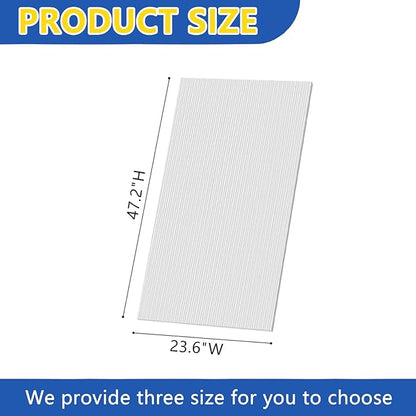 Polycarbonate Greenhouse Panels, Twin-Wall Polycarbonates Sheet, Clear Polycarbonate Panels for Greenhouse,Outdoor Garden, Plant Stand Roof (47.2''H x 23.6''W x 0.16''T, 24)