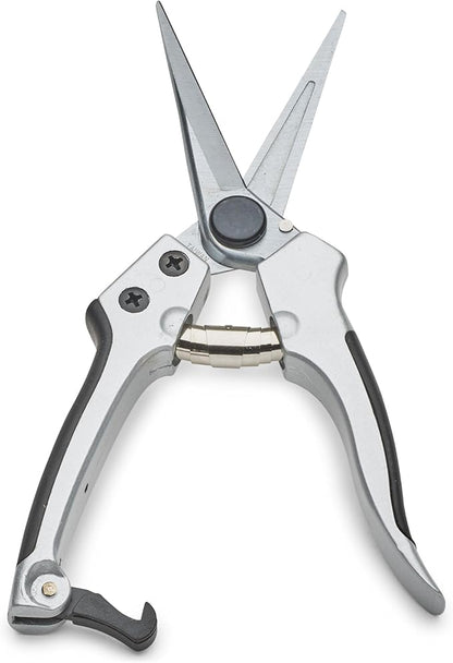 Pruning Shears - Garden Scissors Florist Snips - 2.5” Blades - Flower Scissors for Cutting Fresh Flowers, Trimming, or Harvesting Herbs or Fruit - Pruners for Gardening Tools by Kings County Tools