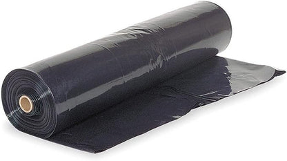 Farm Plastic Supply - Black Plastic Sheeting - 10 mil - (10' x 100') - Black Plastic Tarp, Polyethylene Vapor Barrier Plastic Sheeting, Painters Tarp, Roll of Heavy Duty Plastic