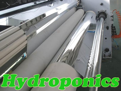Hydroponic Reflective Mylar Mirror Sheeting 2 mil Thick Reflecting Grow Light Reflector for Indoor Garden Grow Room 150 ft Roll