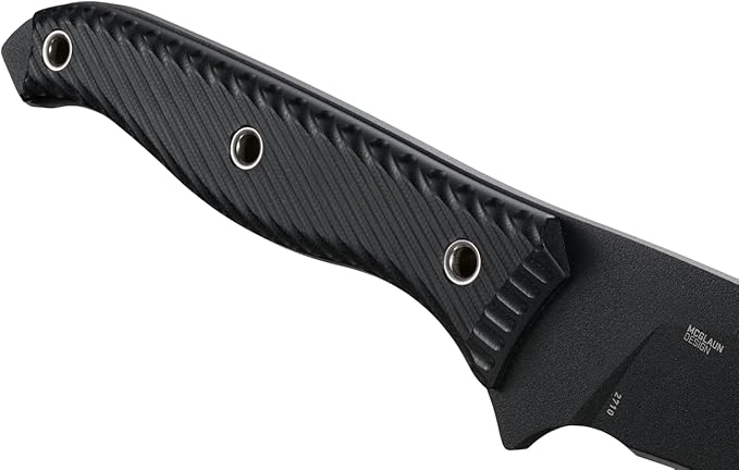 CRKT Clever Girl Kukri Compact Machete: Heavy Duty Powder Coated SK-5 Carbon Steel Blade, Textured G10 Handle with Sheath 2710