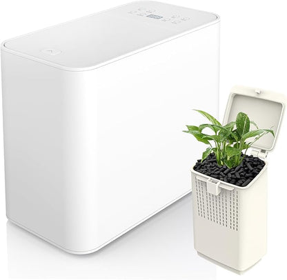 3L Electric Composter for Kitchen, Smart Compost Bin, Odorless|Low Noise|Auto-Cleaning|Fast 4-6H Food Waste to Fertilizer Conversion for Outdoor Use