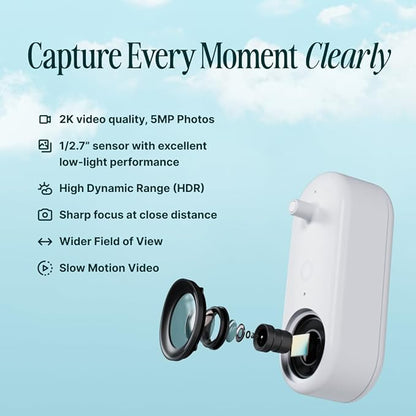 Birdbuddy Smart Solar Pro Hummingbird Feeder with Camera - AI Bird Identification, 2K Video, 5MP Photos, Outdoor Hanging, Gift for Bird Watching