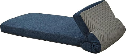 30 x 14 Inch Piano Bench Cushions for Indoor Furniture with Ties Non Slip Kitchen Dining Room Bench seat Cushion for Shoe Storage Ottoman Window Settee Pad，Navy Blue