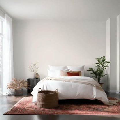 EVOLVE Paint & Primer: Environment-friendly, Low Sheen with One-coat Coverage for Interior & Exterior surfaces (Clover White, 5-Gallon)