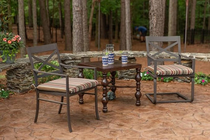 Sunbrella Patio Cushions - (2 Pack) - 20" W x 20" L x 2.5" T, Outdoor Chair Cushion with Comfort, Style & Durability Designed for Outdoor Living - Made in The USA