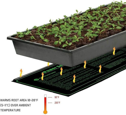 iPower 48" x 20" Waterproof Durable Seedling Heat Mat Warm Hydroponic Plant for Indoor Gardening Germination Starting, 2 Pack