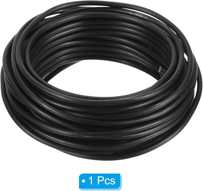 PATIKIL 3.5mm Bonsai Training Wire, Floral Wire Stems Anodized Aluminum Tree Wire 32.8 Feet Total for Gardening Branch Fixing, Black