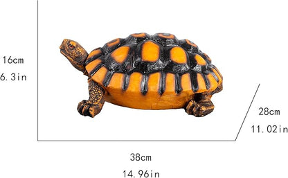 14.9-inch Outdoor Sea Turtle Statue Decoration, Large Lifelike Turtle Sculpture for Outdoor Garden, Courtyard Lawn, Lawn Landscape, Swimming Pool Decoration, Housewarming Gift