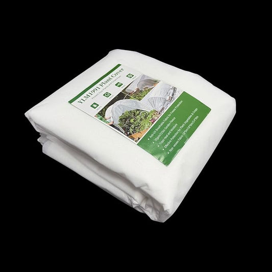 1.06oz/yd² Plant Covers Freeze Protection 7.8 ft x 32ft, Garden Fabric Frost Cover for Winter Plants Vegetables Flowers Fruits Sun Protection