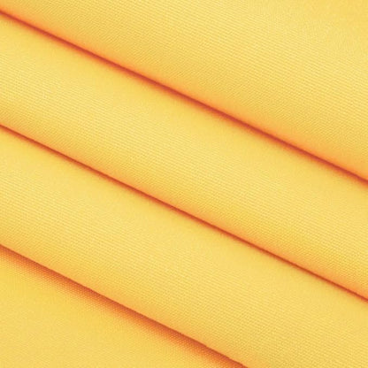 RSH DECOR: Sunbrella Tufted Wicker Loveseat Cushion | 41” x 19" | Water and Fade-Resistant Performance Fabric | Outdoor Settee Cushion for Patio Furniture | Canvas Buttercup Yellow