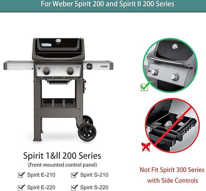 Replacement for Weber Spirit Grill Parts 7635 Weber Spirit I & II 200 Series, Spirit E210, S210, E220, S220, 7635 15.3” Shields Plate Flavor Bars, 3 Pack