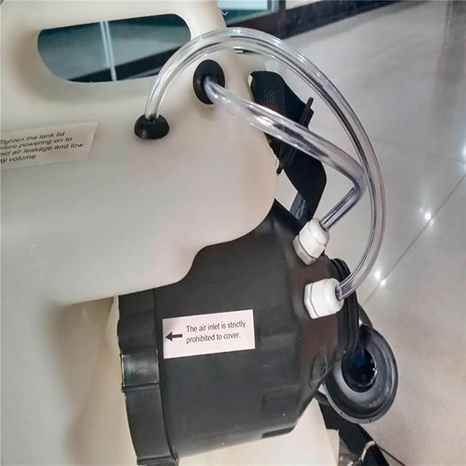 10L Electric ULV Cold Fogger Backpack with 2.64 Gallon Tank Commercial Sprayer Portable Fogger Sprayer Machine with 18" Extension for Large Area Coverage - Misting Machine