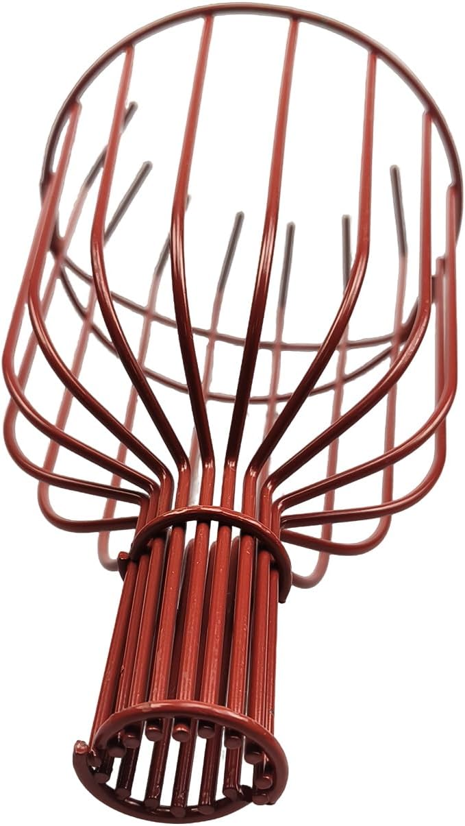 Stainless Steel Fruit Picker Basket Tool for Apple, Cherry, Berry, Orange, Blueberry, Mango, Avocado, Lemon, Peach Harvesting (Only Head)