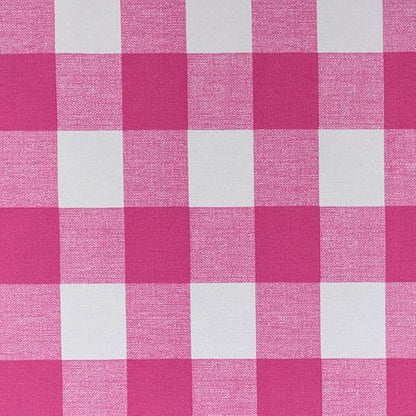 RSH DECOR: Square Throw Pillows Set of 2 | 24” x 24” | All-Weather Spun Fabric | Water and Fade-Resistant | Outdoor Accent Pillows for Patio Furniture | Classic Pink Buffalo