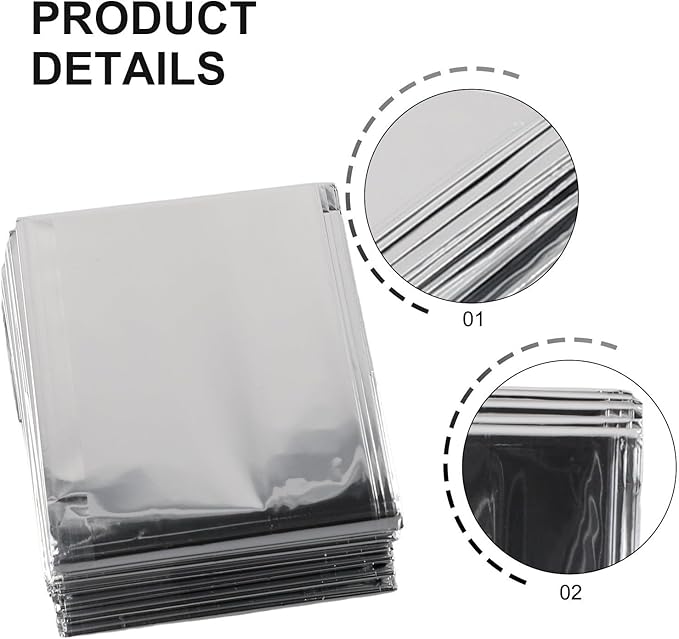 Reflective Plant Growing Film Silver Mylar Sheet Indoor Greenhouse Light Reflecting Material Multi Purpose Garden Tent Covering 130x210cm For Temperature Control(160cm X 210cm)