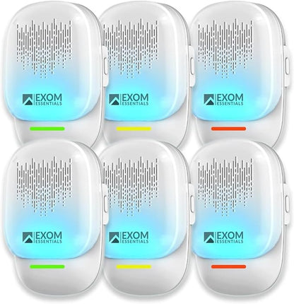 T-26, Ultrasonic Pest Repeller Wall Plug-in Most Effective Than Repellents - Get Rid of - Rodents, Squirrels, Mice, Rats, Bats, Roaches, Ants, Spiders, Bed Bugs, Мosquito, Insects, Fleas (6 Pack)