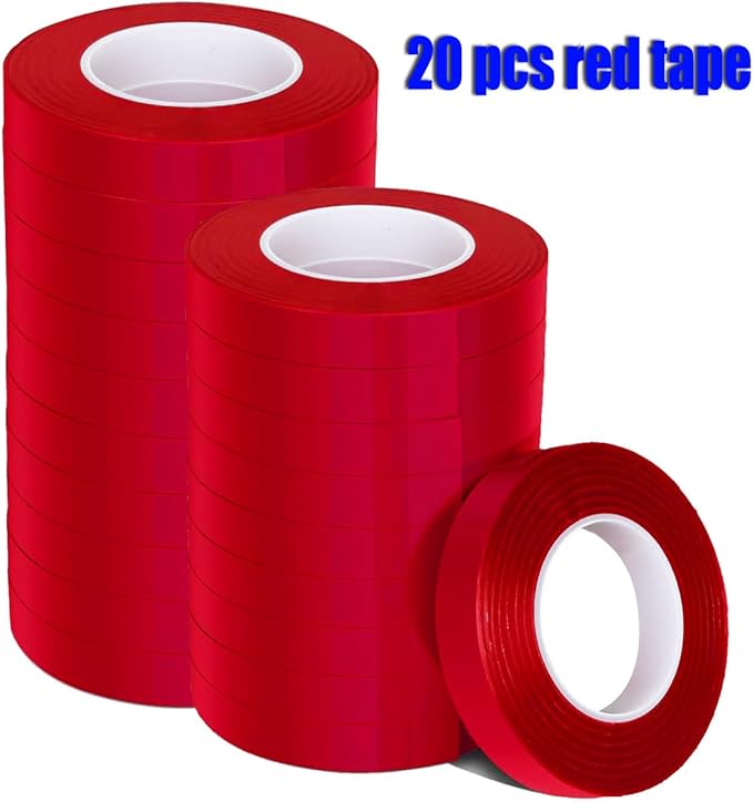 20Rolls of 100 Feet tie Tape and 1 Box of Staple (10000 PCS Staples) for Plant Tying Machine,Plant Tape for Climbing Plants, Grapes, Raspberries, Tomatoes and Vining Vegetables Flowers