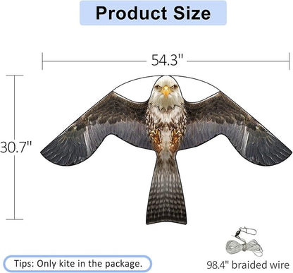 eyijklzo Bird Scarer Flying Kite Crops Farm Flying Bird Hawk Flying Kite