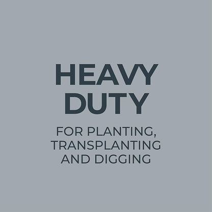 Woodland Tools Heavy Duty Garden Transplanter - Narrow Anodized Aluminum Hand Shovel with Depth Markings and Ergonomic Grip, Planting and Digging Tool for Soil, Flowers, Bulbs, and Raised Beds