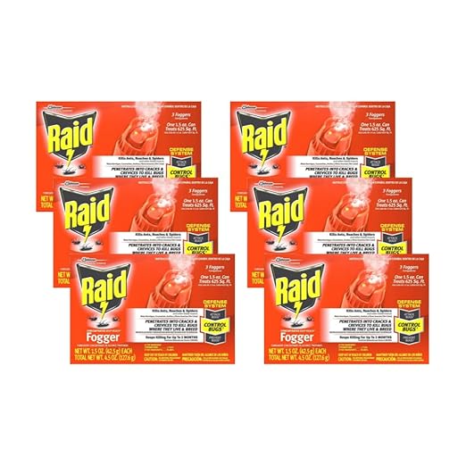 Raid Concentrated Deep Reach Fogger, 1.5 oz. (Pack of 6)