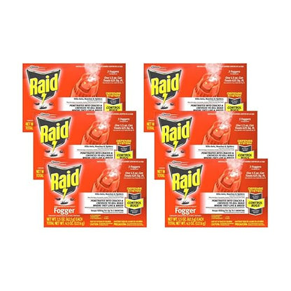 Raid Concentrated Deep Reach Fogger, 1.5 oz. (Pack of 6)