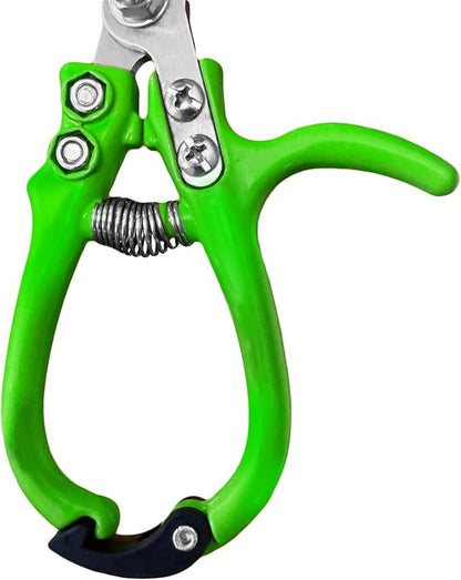 GARDEN GURU Ergonomic Garden Snips Clippers – Professional Hand Pruner Pruning Shear with Comfort Grip Handles for Gardening Trimming and Yard Work – High Carbon Steel