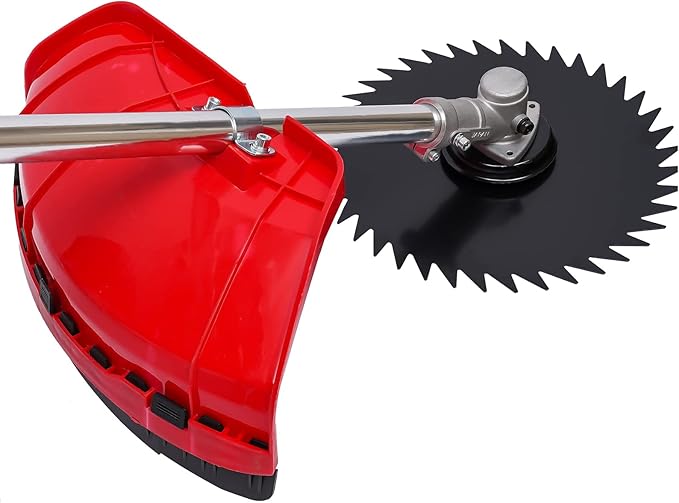 2 Stroke Lawn Mower, 49cc, Gasoline Weed Eater, 6500-7000r/Min High Speed, Hand Push Weed Wacker, Brush Cutter Push Mower Weeding Machine, for Home Yards, Gardens and Small Farms