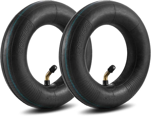 200x50" Inner Tubes, 2 Pack Heavy Duty Replacement Electric Scooter Tire Inner Tube Compatible with Razor E100, E150, E200, Power Core E100, Dune Buggy, ePunk, Crazy Cart, PowerRider 360, eSpark