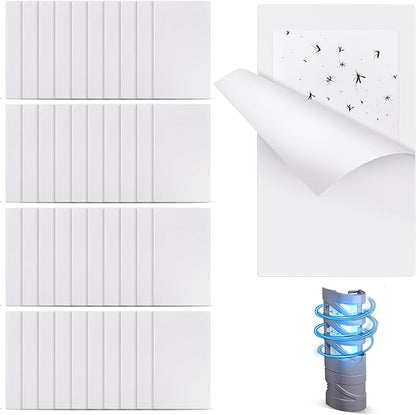 Qualirey 40 Pack Replacement Fly Glue Boards, Compatible with Gardner FlyWeb Fly Classic and Plus Light Trap, Sticky Cards Fly Traps for Indoors, Trap Fruit Flies, Mosquitoes, Gnats