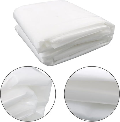 18 x 60FT Greenhouse Plastic Sheeting, 6 Mil Heavy Duty Clear Polyethylene Film, Covering for Gardening, Farming