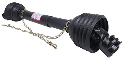 PTO Drive Line, Post Hole Digger, 1-3/8" x 6 Spline Quick Detach (Both) 27" - 33", Series 1