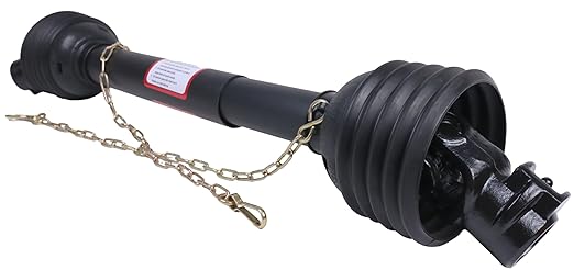 PTO Drive Line, Post Hole Digger, 1-3/8" x 6 Spline Quick Detach (Both) 27" - 33", Series 1