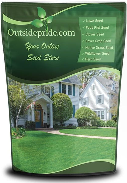 Outsidepride Fireball & Hattrick Rye Grass Seed Blend - 25 Lbs. Wear Tolerant, Fine Leaf Texture Perennial Rye Grass Seeds for Lawn, Sports Turf & More, OptiGrowth Coated for Better Establishment
