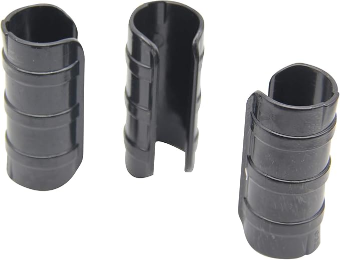Garden Buildings Tube Clip 1.26 inch Black Greenhouse Clips Greenhouse Frame Pipe Tube Film Clip Connector Kit Pack of 10, Can Clamping Something Outer Diameter of 1.22-1.3in