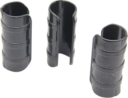 Garden Buildings Tube Clip 1.26 inch Black Greenhouse Clips Greenhouse Frame Pipe Tube Film Clip Connector Kit Pack of 10, Can Clamping Something Outer Diameter of 1.22-1.3in