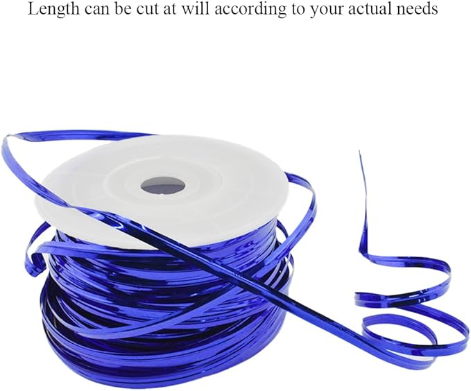 HAHIYO 100Yards/300Feet/91M Blue Metal Twist Ties Bread Candy Coffee Bag Ties Plant Garden Twist Ties for Cellophane Treat Bag Gift Wraping Bag Plastic Bag Halloween Party Cake Present Art Craft